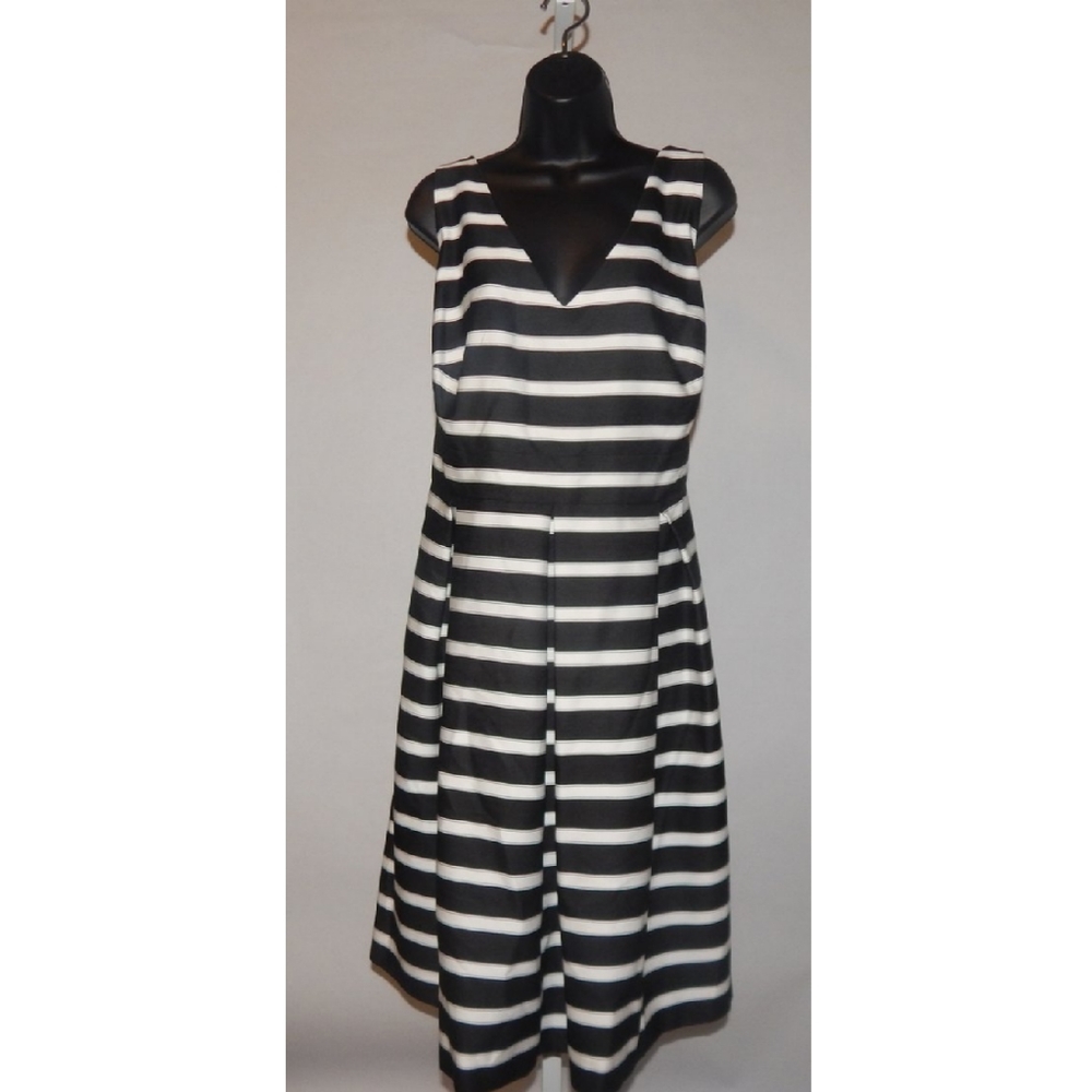 Lauren by Ralph Lauren Black/White Stripe Dress